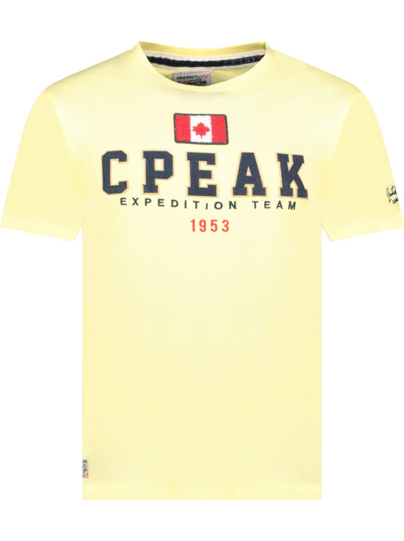 T-shirt estampada jerateak – canadian peak Amarelo-claro - Kiabi