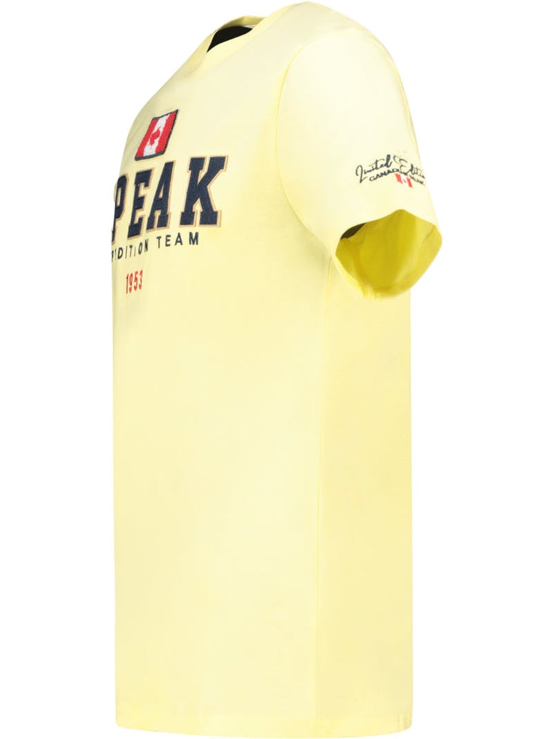 T-shirt estampada jerateak – canadian peak Amarelo-claro - Kiabi