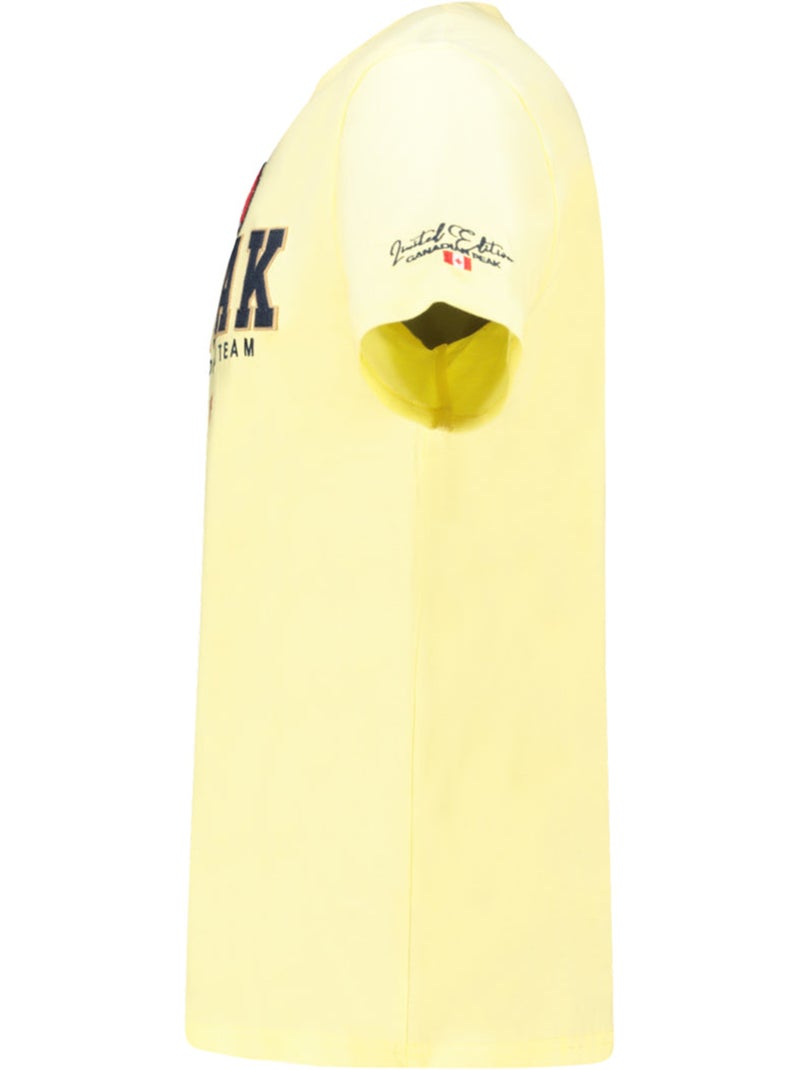T-shirt estampada jerateak – canadian peak Amarelo-claro - Kiabi