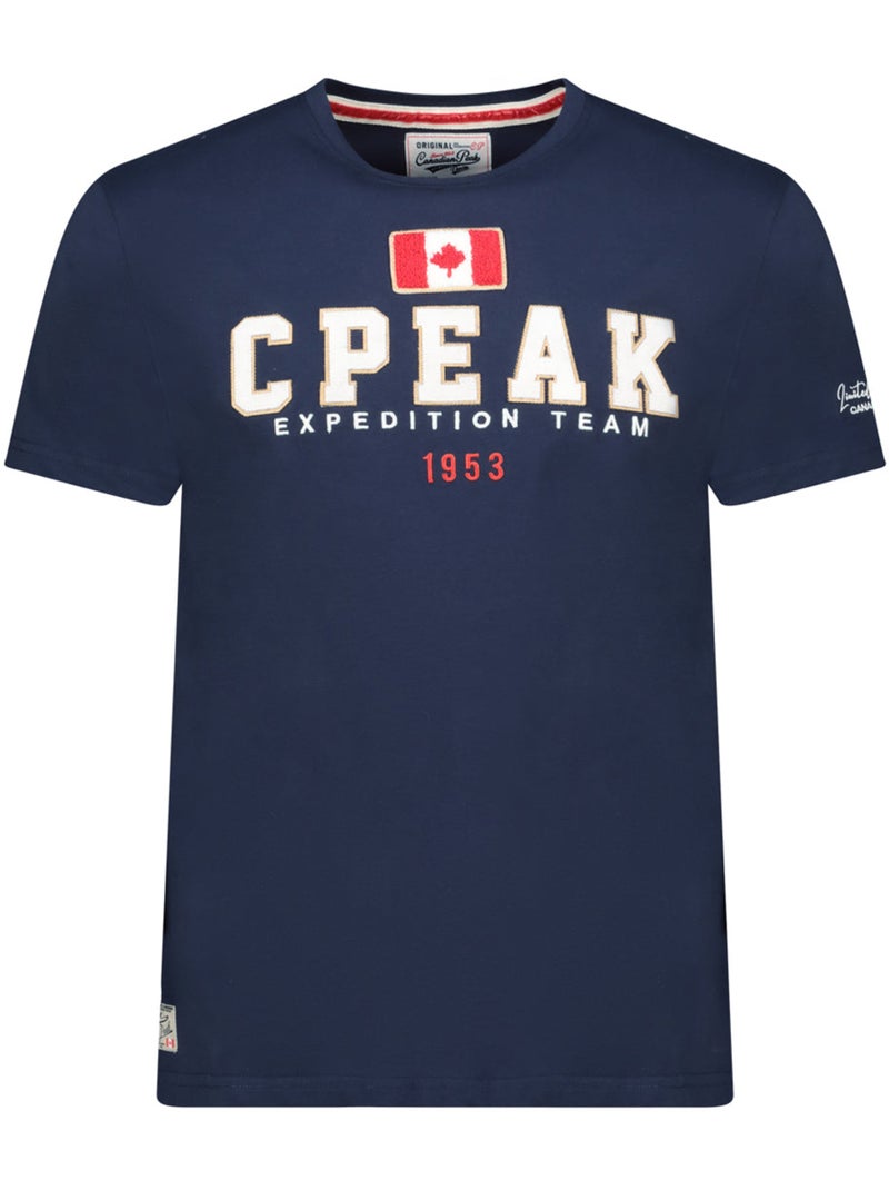 T-shirt estampada jerateak – canadian peak Azul-marinho - Kiabi