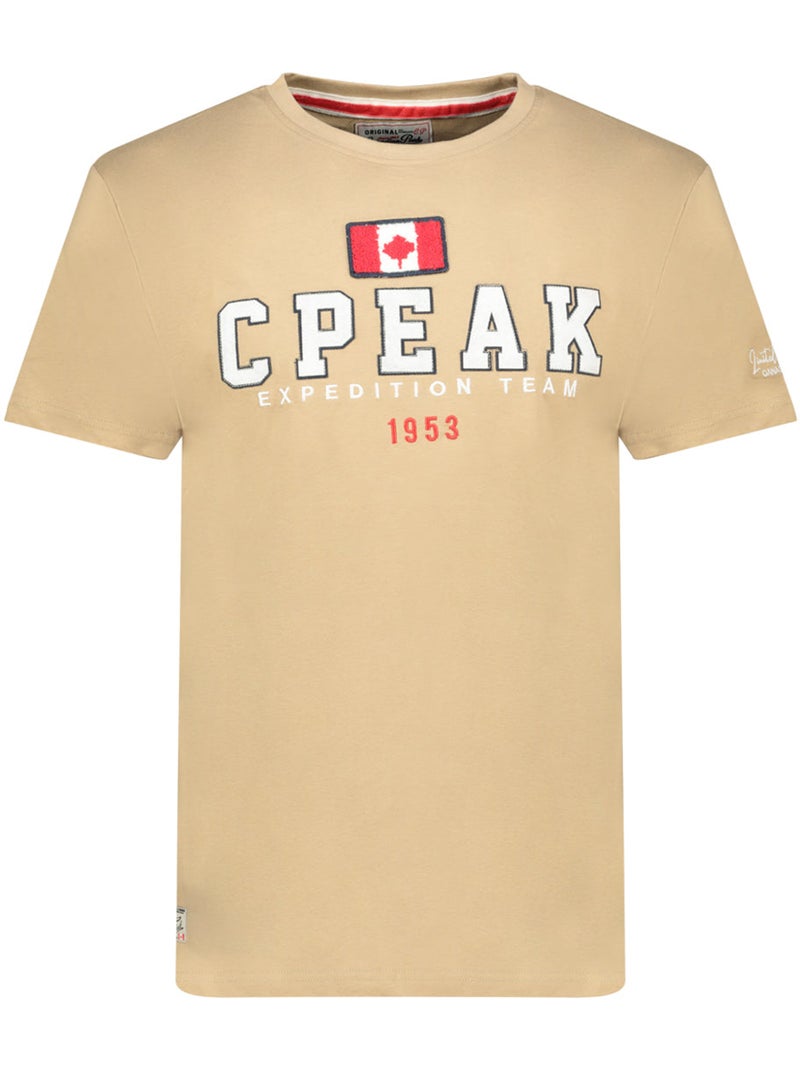 T-shirt estampada jerateak – canadian peak Bege - Kiabi
