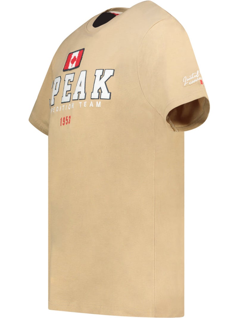 T-shirt estampada jerateak – canadian peak Bege - Kiabi