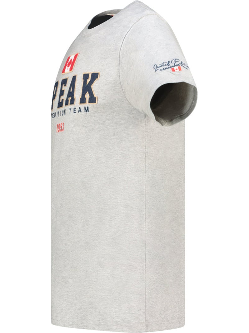 T-shirt estampada jerateak – canadian peak Cinza claro - Kiabi