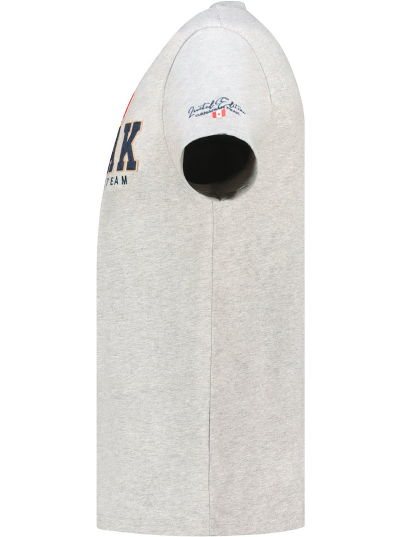 T-shirt estampada jerateak – canadian peak Cinza claro - Kiabi