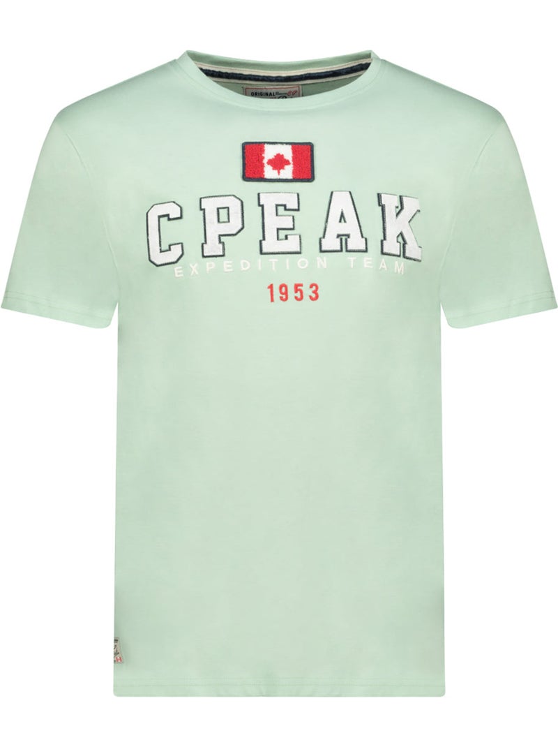 T-shirt estampada jerateak – canadian peak Verde pastel - Kiabi