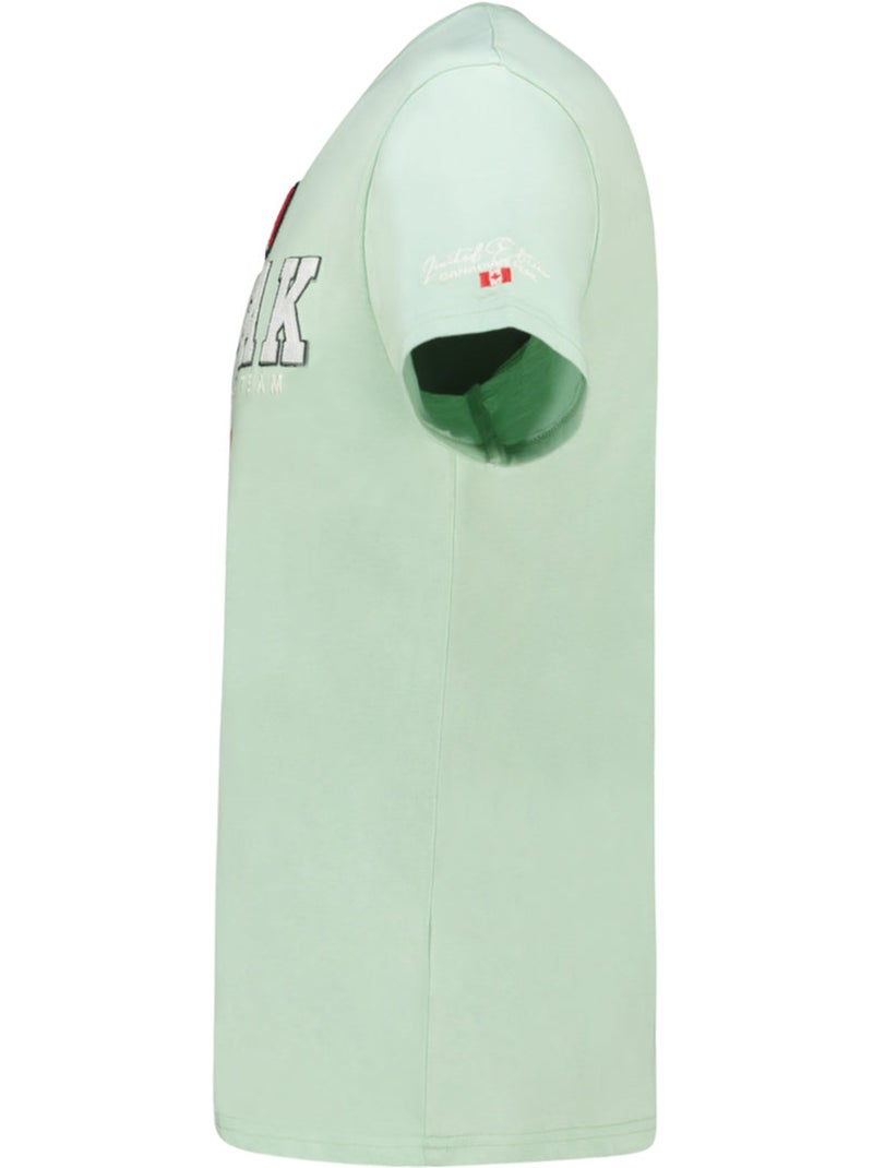T-shirt estampada jerateak – canadian peak Verde pastel - Kiabi