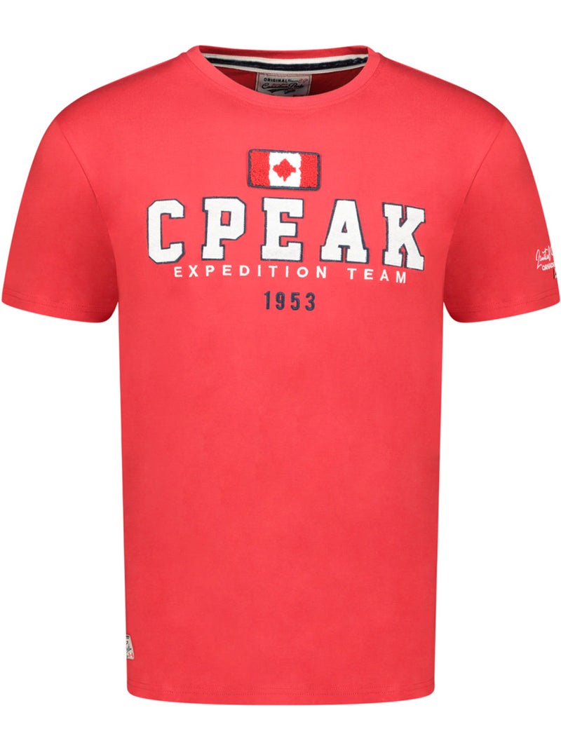 T-shirt estampada jerateak – canadian peak Vermelho - Kiabi