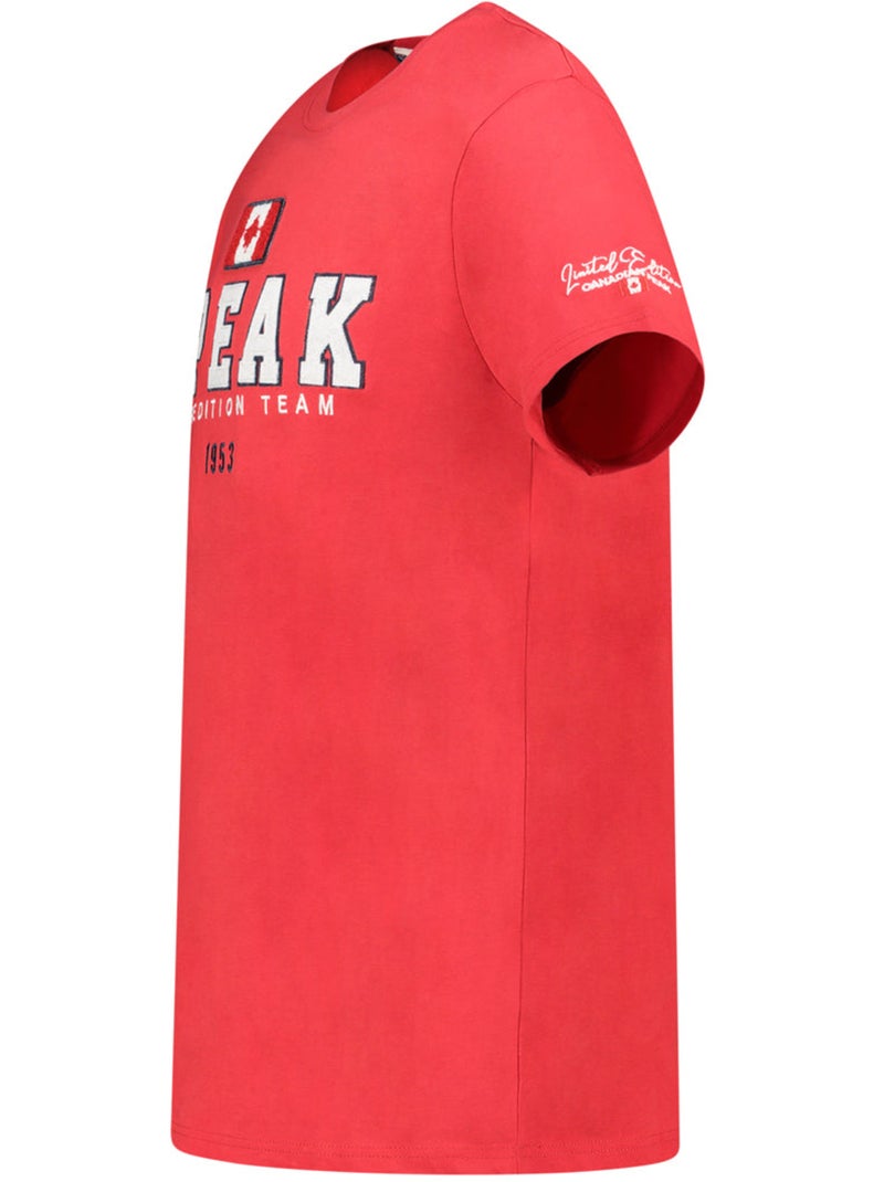 T-shirt estampada jerateak – canadian peak Vermelho - Kiabi