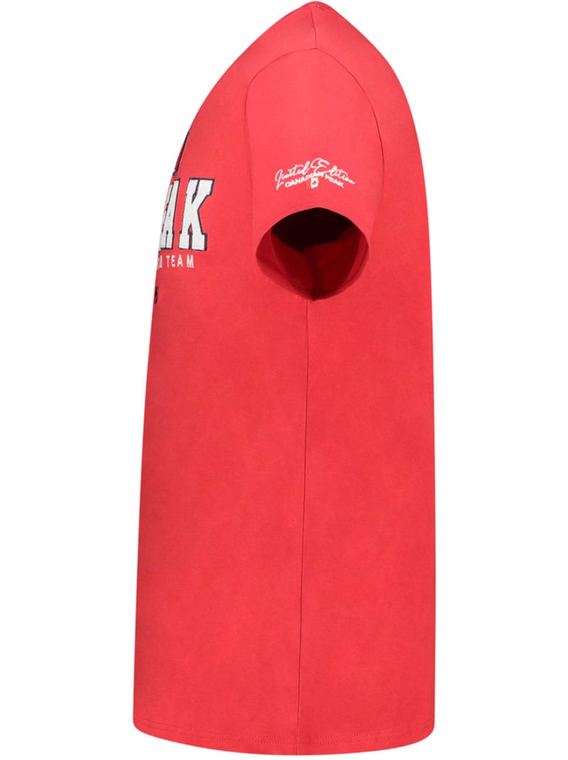 T-shirt estampada jerateak – canadian peak Vermelho - Kiabi