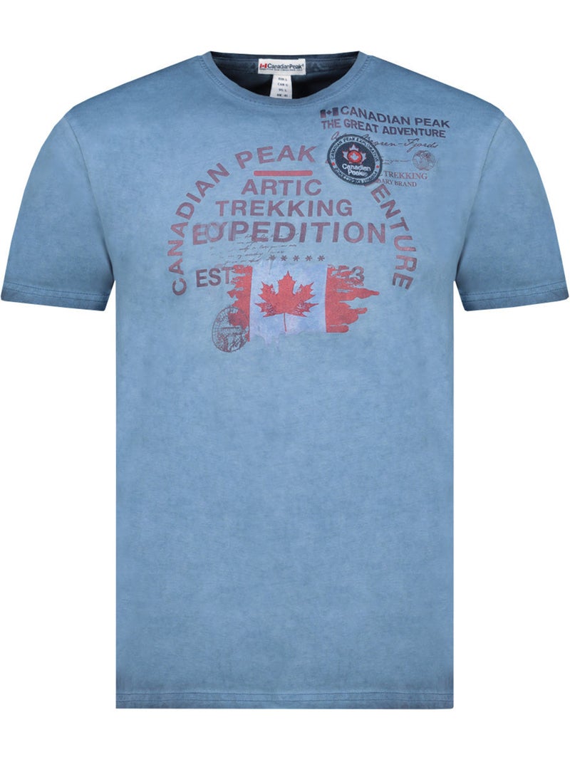 T-shirt estampada jergeneak – canadian peak Azul - Kiabi