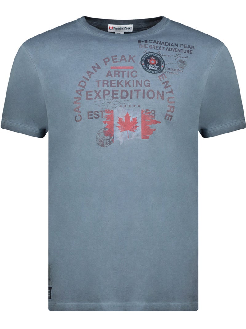 T-shirt estampada jergeneak – canadian peak Azul-marinho - Kiabi