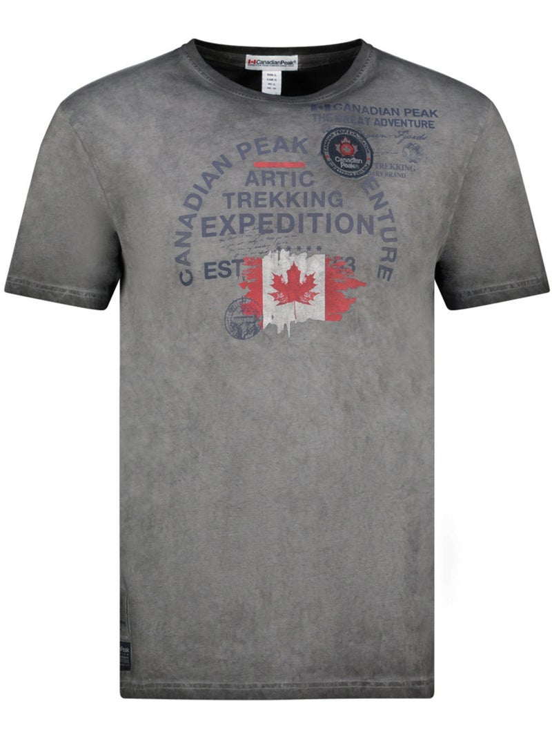 T-shirt estampada jergeneak – canadian peak Preto - Kiabi