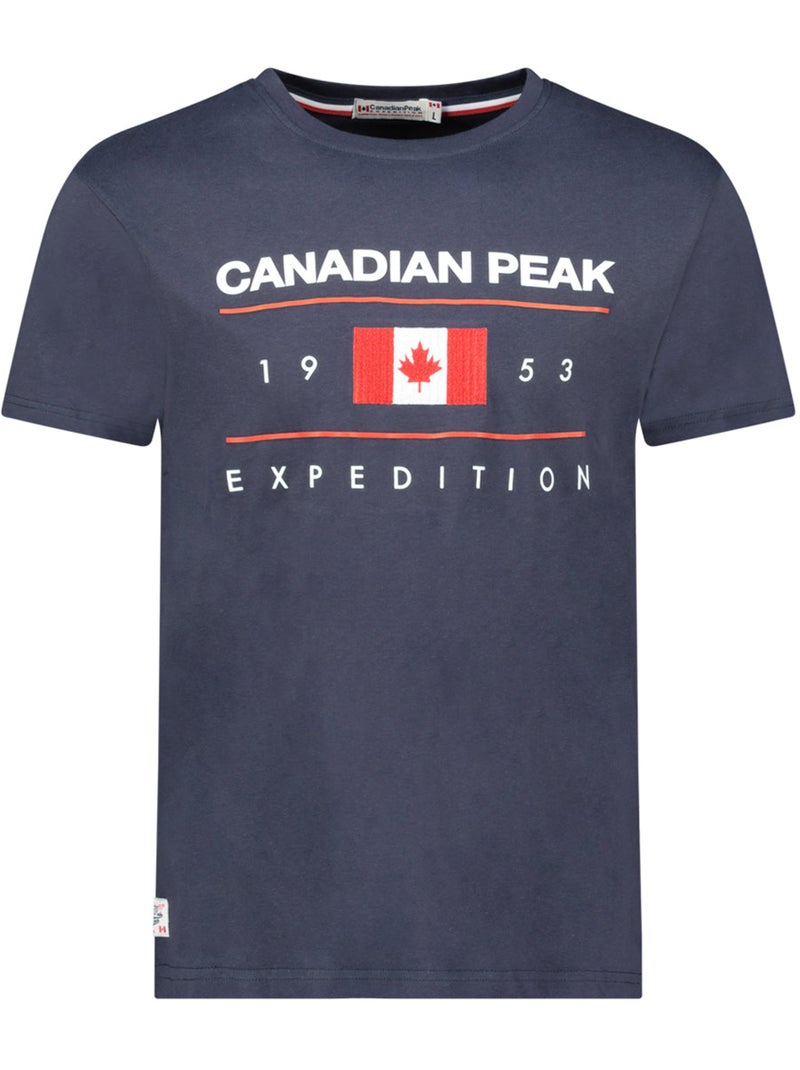 T-shirt estampada jezoleak – canadian peak Azul-marinho - Kiabi