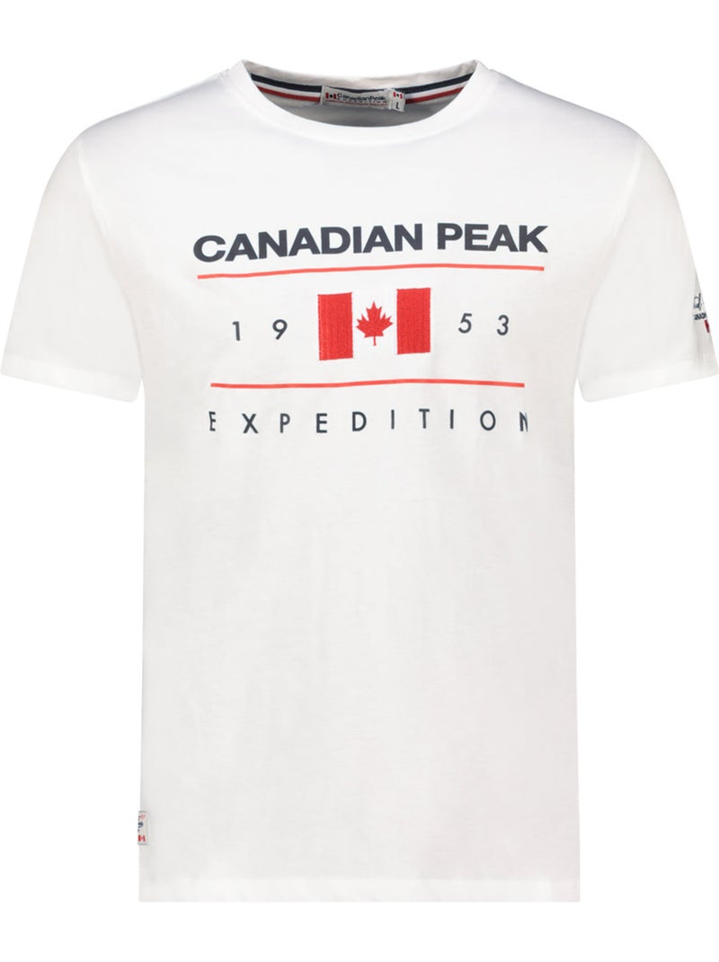 T-shirt estampada jezoleak – canadian peak Branco - Kiabi