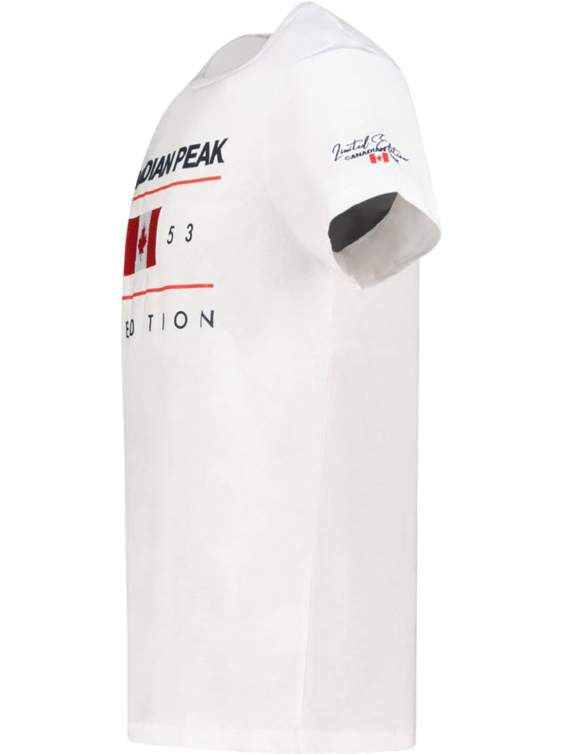 T-shirt estampada jezoleak – canadian peak Branco - Kiabi