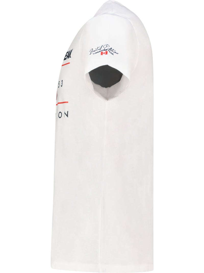 T-shirt estampada jezoleak – canadian peak Branco - Kiabi