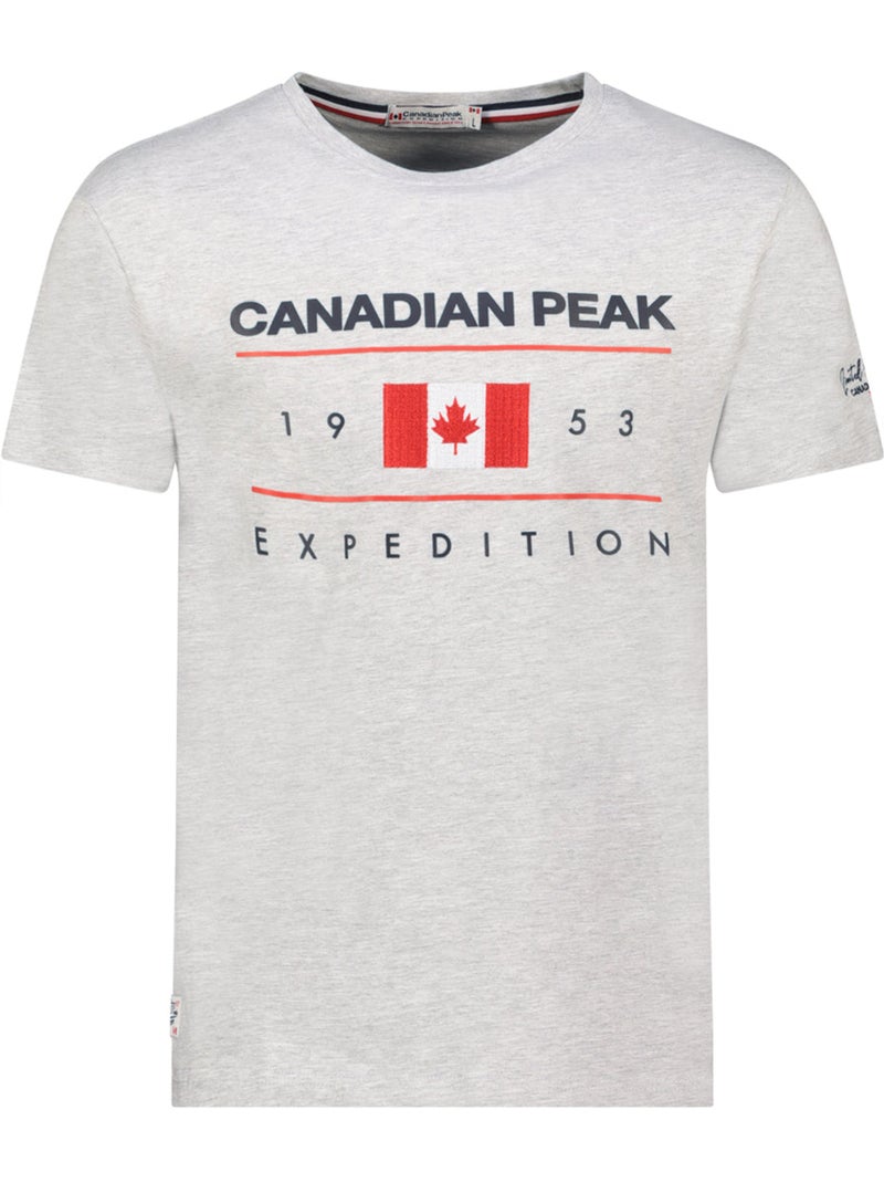 T-shirt estampada jezoleak – canadian peak Cinza claro - Kiabi