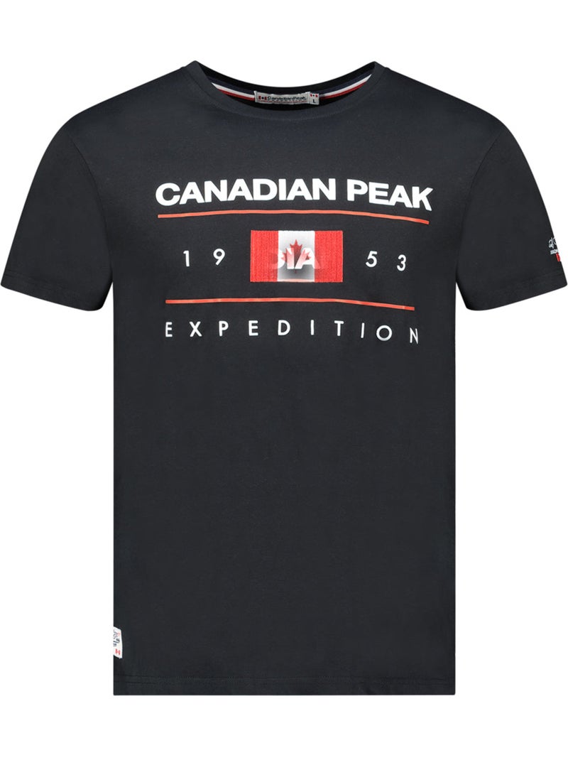 T-shirt estampada jezoleak – canadian peak Preto - Kiabi