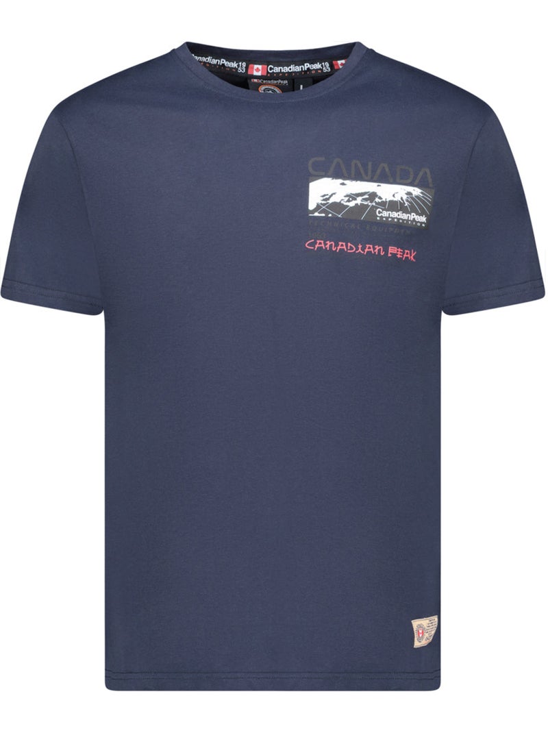 T-shirt estampada jholmeak – canadian peak Azul-marinho - Kiabi