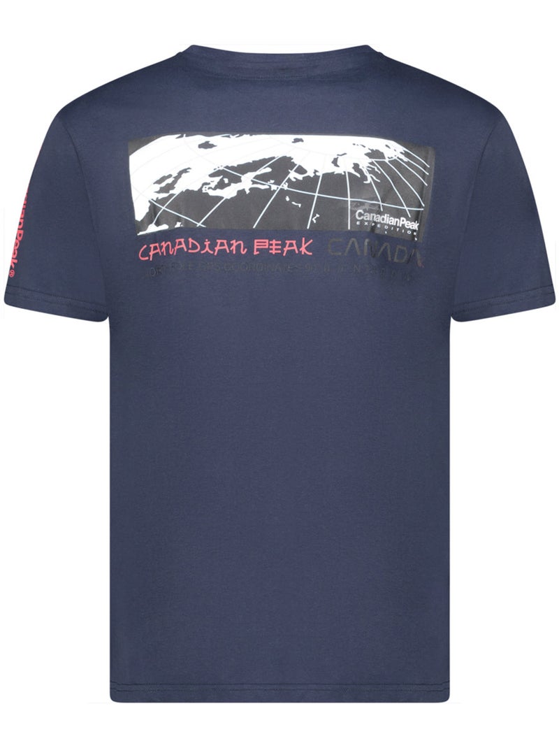 T-shirt estampada jholmeak – canadian peak Azul-marinho - Kiabi