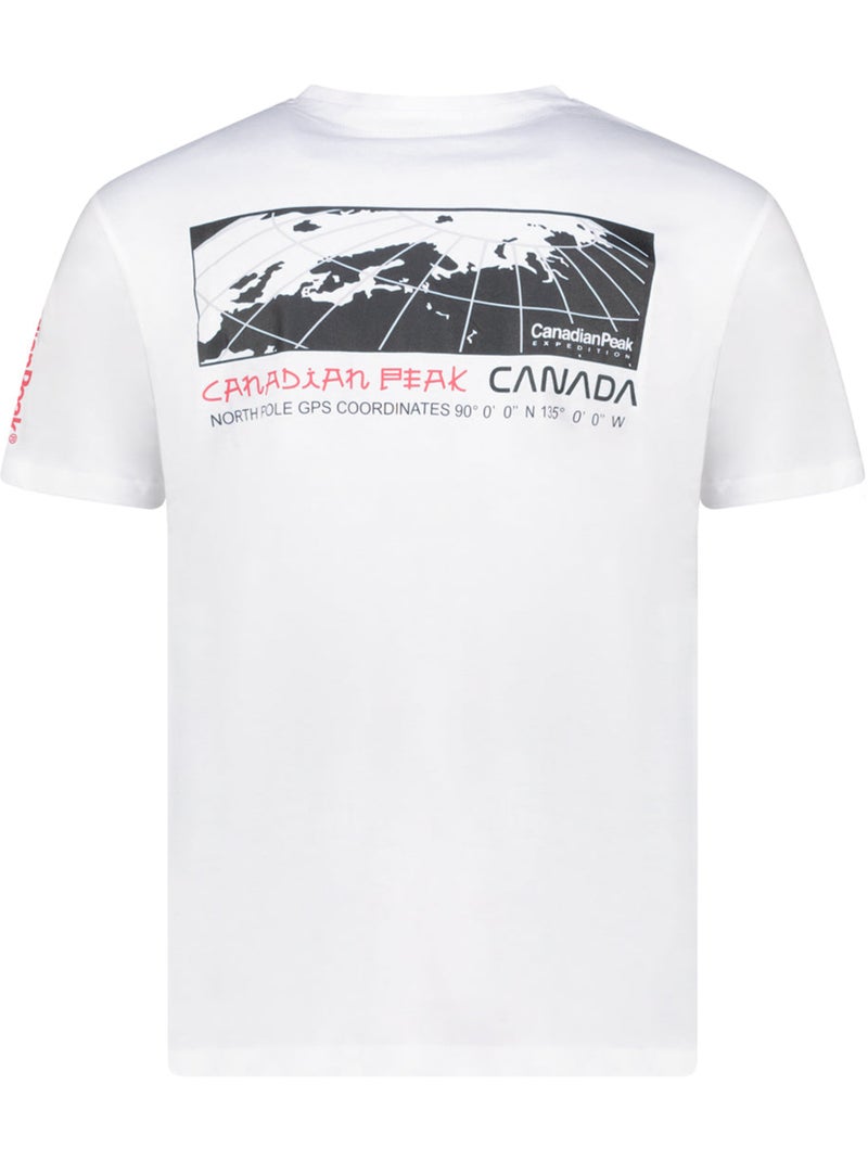 T-shirt estampada jholmeak – canadian peak Branco - Kiabi