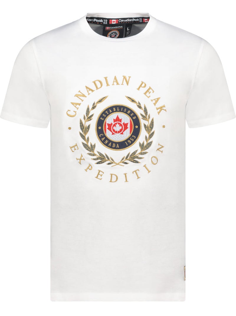 T-shirt estampada jigereak – canadian peak Branco - Kiabi