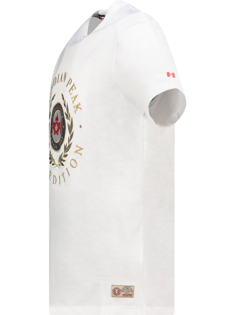 T-shirt estampada jigereak – canadian peak Branco - Kiabi