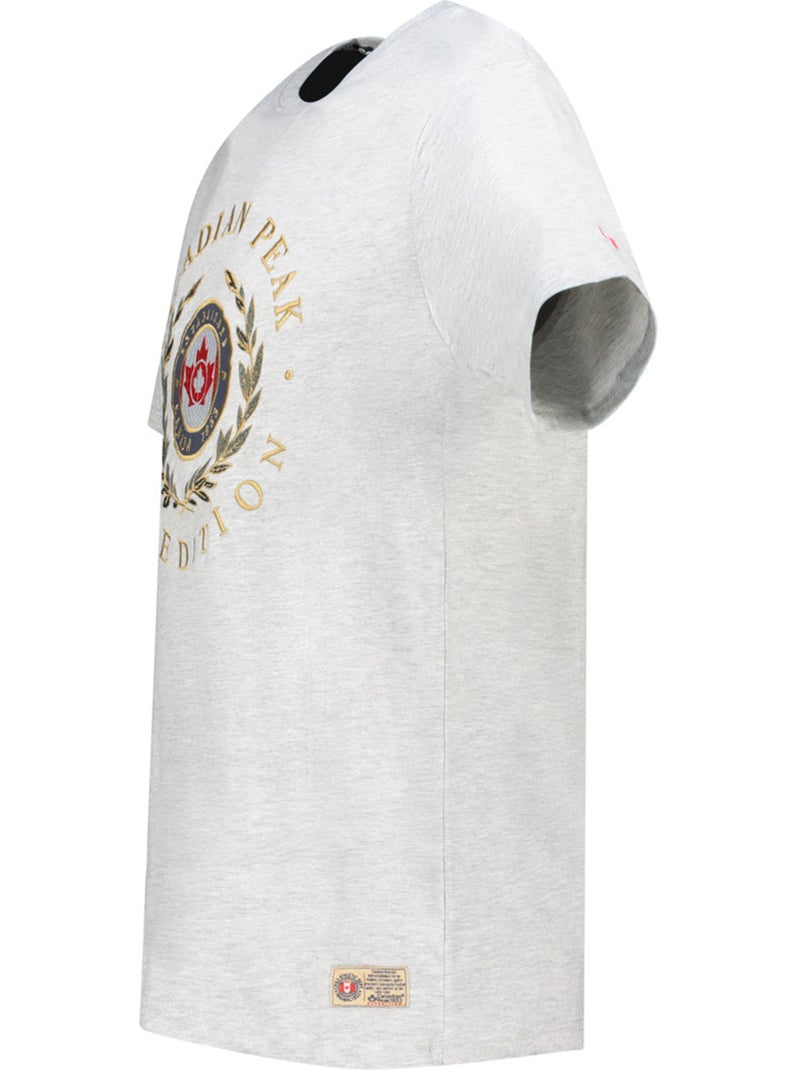 T-shirt estampada jigereak – canadian peak Cinza claro - Kiabi
