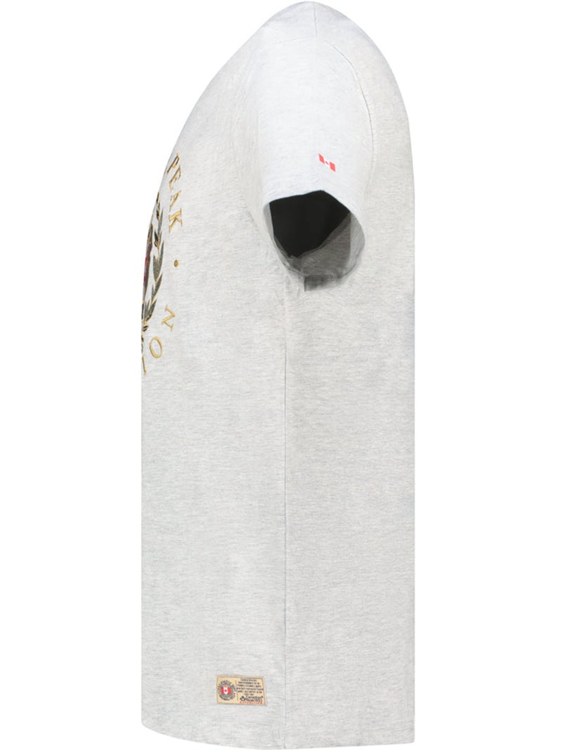 T-shirt estampada jigereak – canadian peak Cinza claro - Kiabi