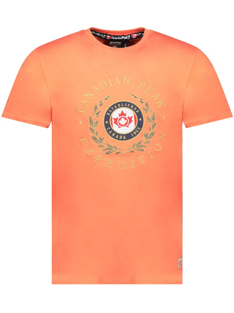 T-shirt estampada jigereak – canadian peak Coral - Kiabi