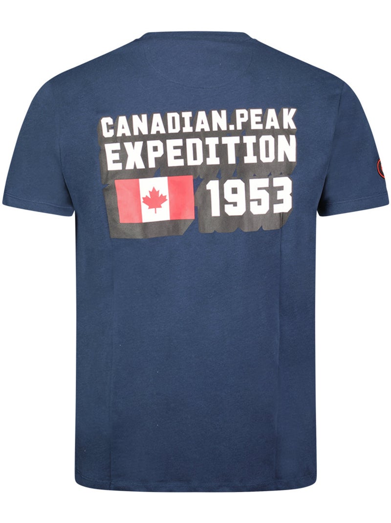 T-shirt estampada jistereak – canadian peak Azul-marinho - Kiabi
