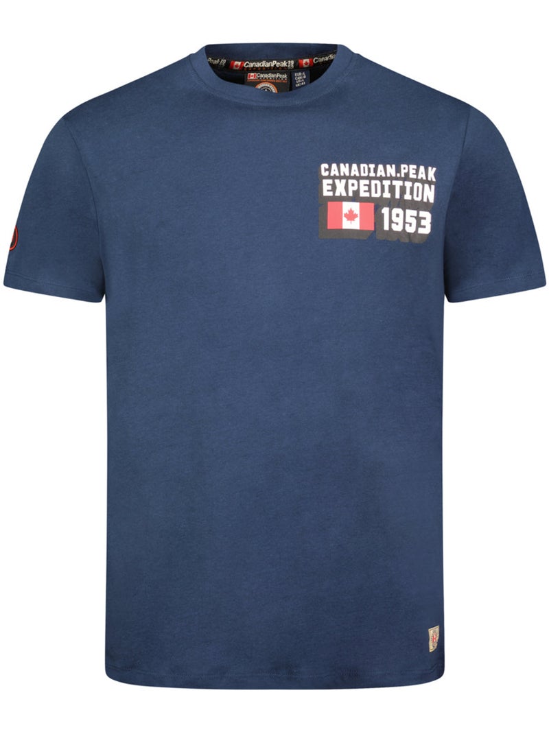 T-shirt estampada jistereak – canadian peak Azul-marinho - Kiabi