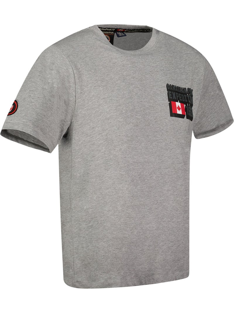 T-shirt estampada jistereak – canadian peak Cinza claro - Kiabi