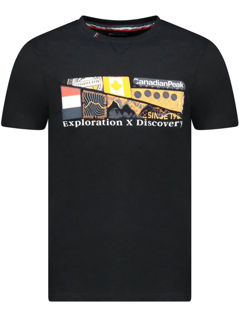 T-shirt estampada jiveak – canadian peak Preto - Kiabi