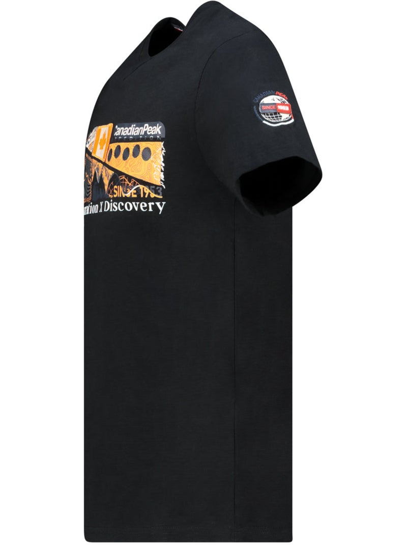 T-shirt estampada jiveak – canadian peak Preto - Kiabi