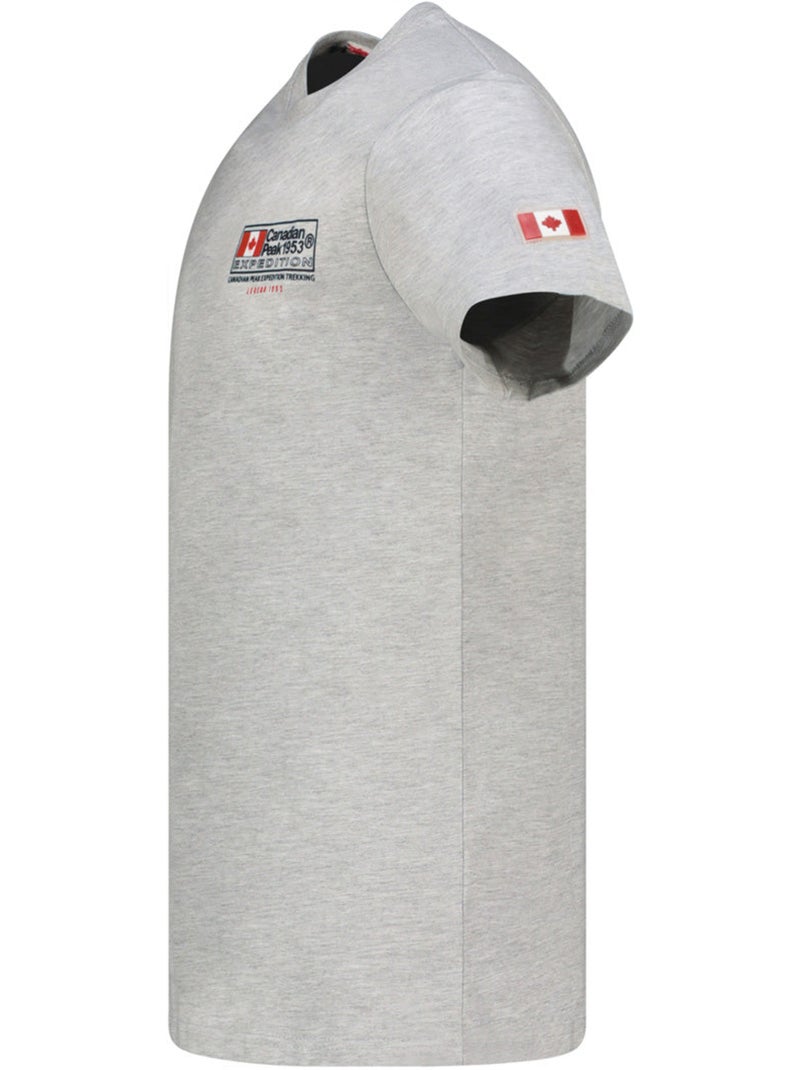 T-shirt estampada joffroyeak – canadian peak Cinza claro - Kiabi