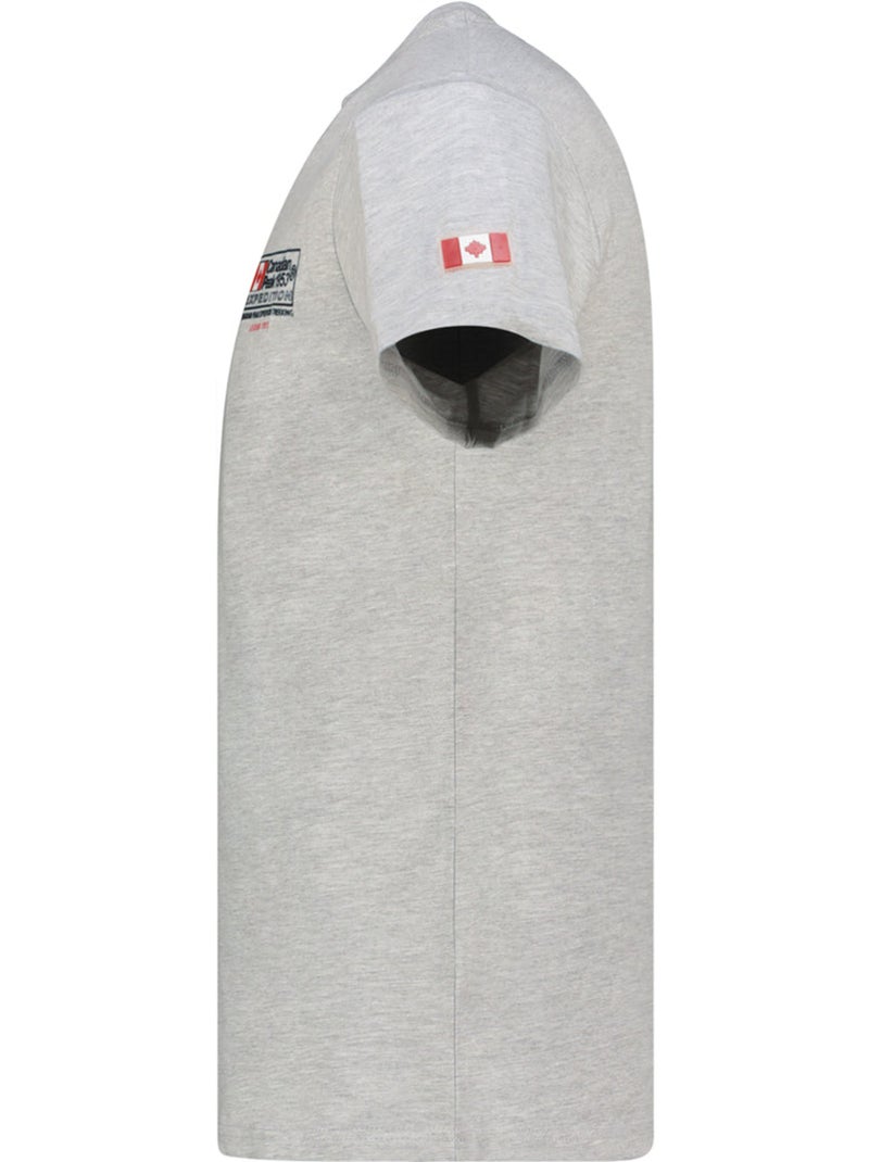T-shirt estampada joffroyeak – canadian peak Cinza claro - Kiabi