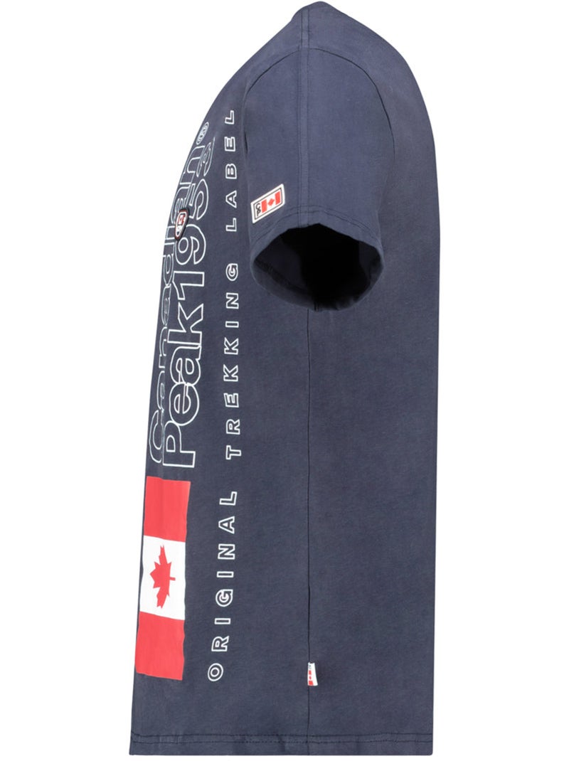 T-shirt estampada jogoeak – canadian peak Azul-marinho - Kiabi
