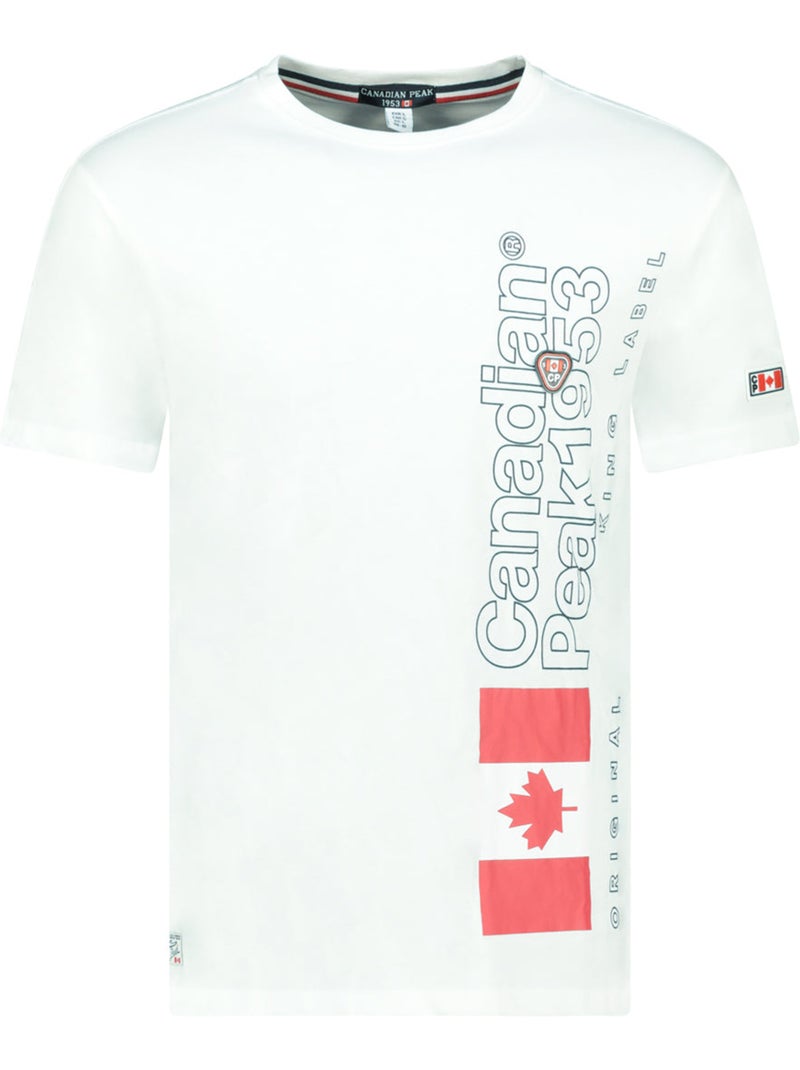 T-shirt estampada jogoeak – canadian peak Branco - Kiabi