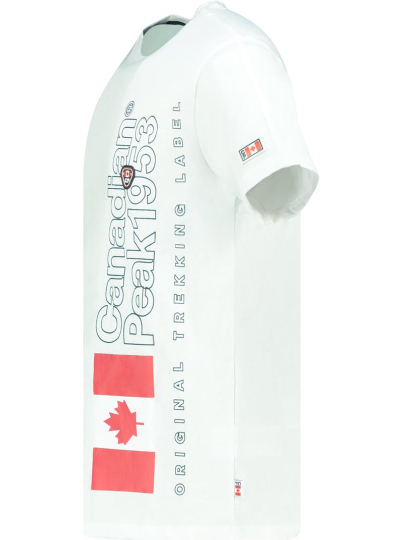 T-shirt estampada jogoeak – canadian peak Branco - Kiabi