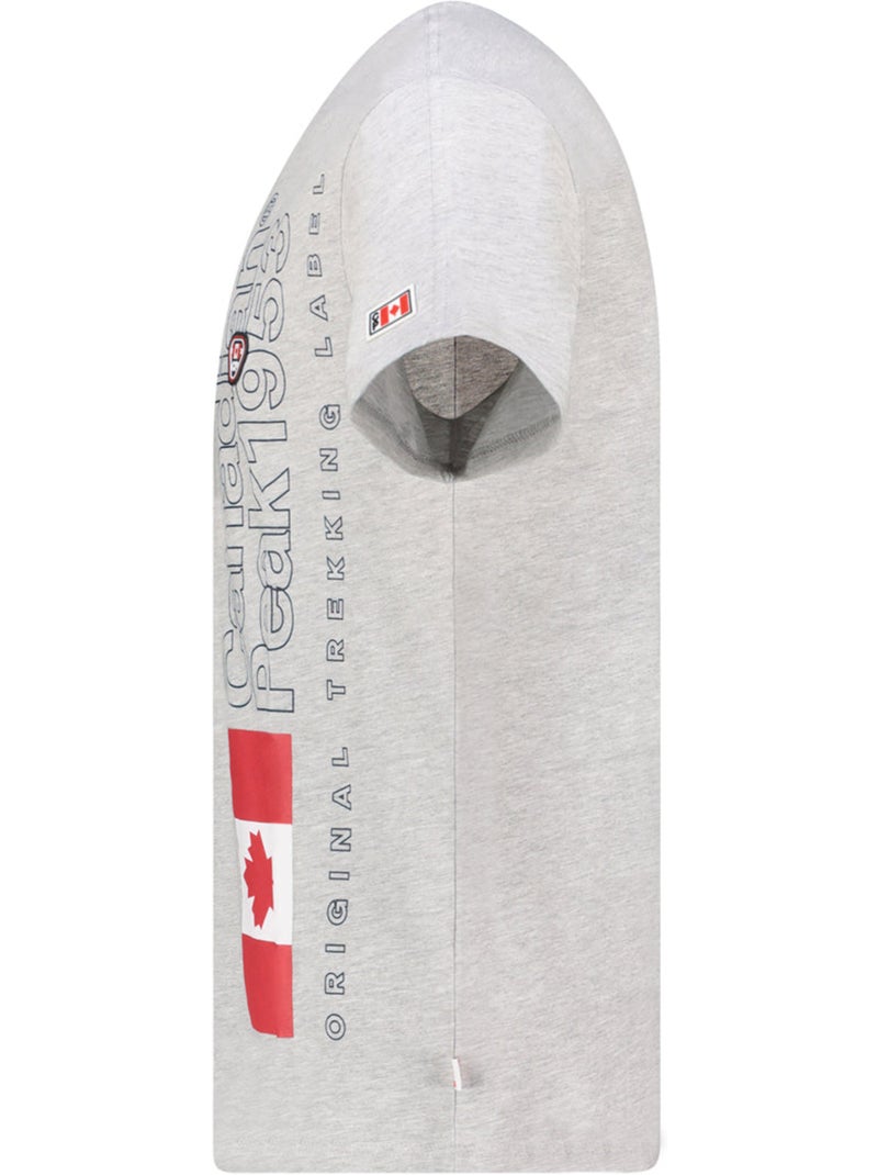 T-shirt estampada jogoeak – canadian peak Cinza claro - Kiabi