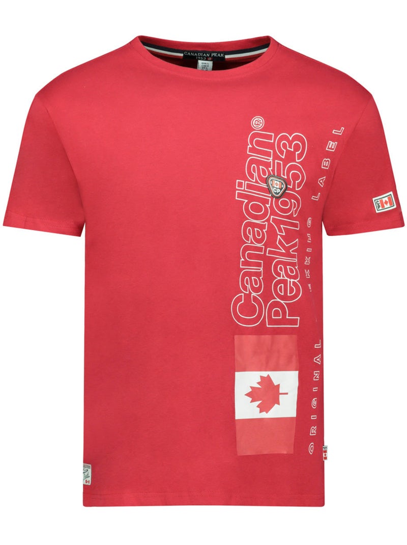 T-shirt estampada jogoeak – canadian peak Vermelho - Kiabi