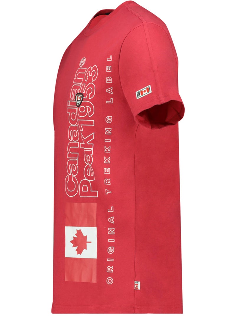 T-shirt estampada jogoeak – canadian peak Vermelho - Kiabi