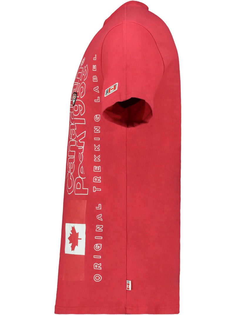 T-shirt estampada jogoeak – canadian peak Vermelho - Kiabi