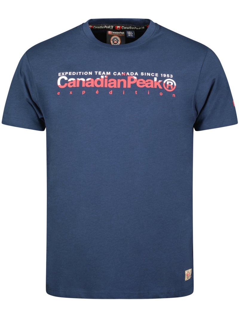 T-shirt estampada jopeakeak – canadian peak Azul-marinho - Kiabi