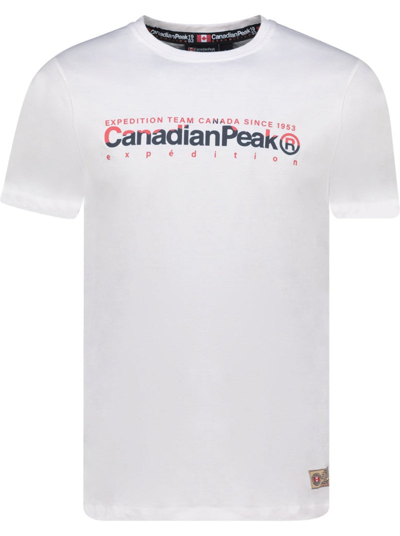 T-shirt estampada jopeakeak – canadian peak Branco - Kiabi