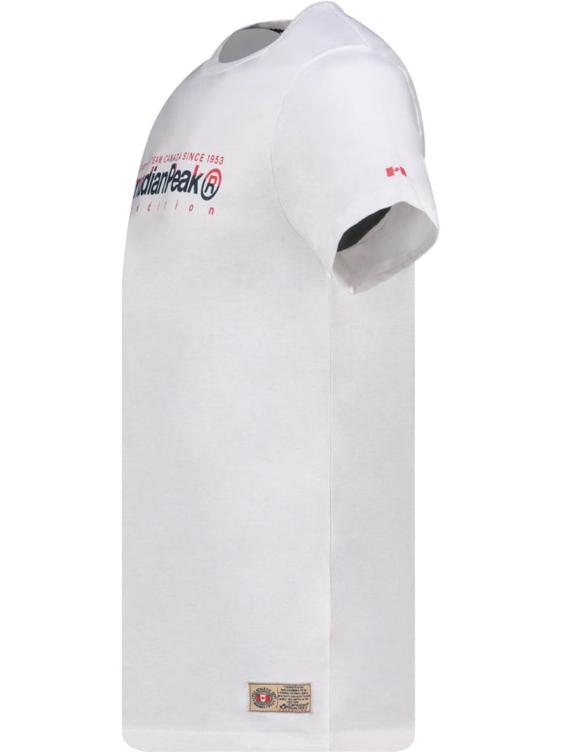 T-shirt estampada jopeakeak – canadian peak Branco - Kiabi