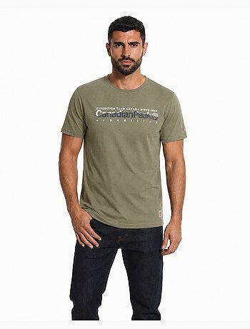T-shirt estampada jopeakeak – canadian peak