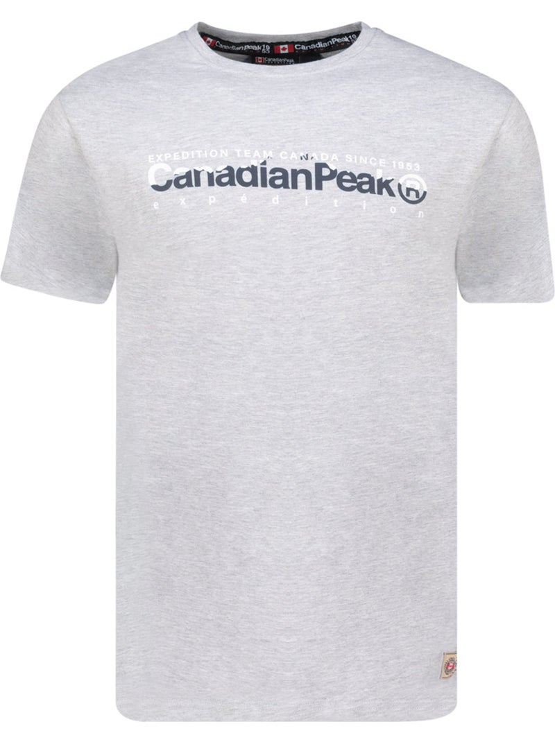 T-shirt estampada jopeakeak – canadian peak Cinza claro - Kiabi