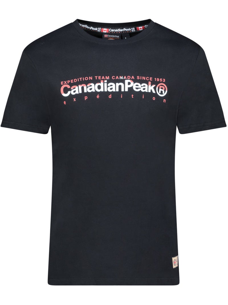 T-shirt estampada jopeakeak – canadian peak Preto - Kiabi